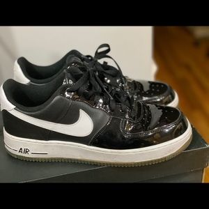 Air Force 1 Low Black Patent Leather